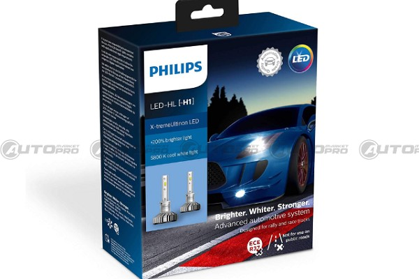PHILIPS AUTOMOTIVE LIGHTING 11258XUX2 X-TREMEULTINON LED SET DI 2 LAMPADINE AUTO