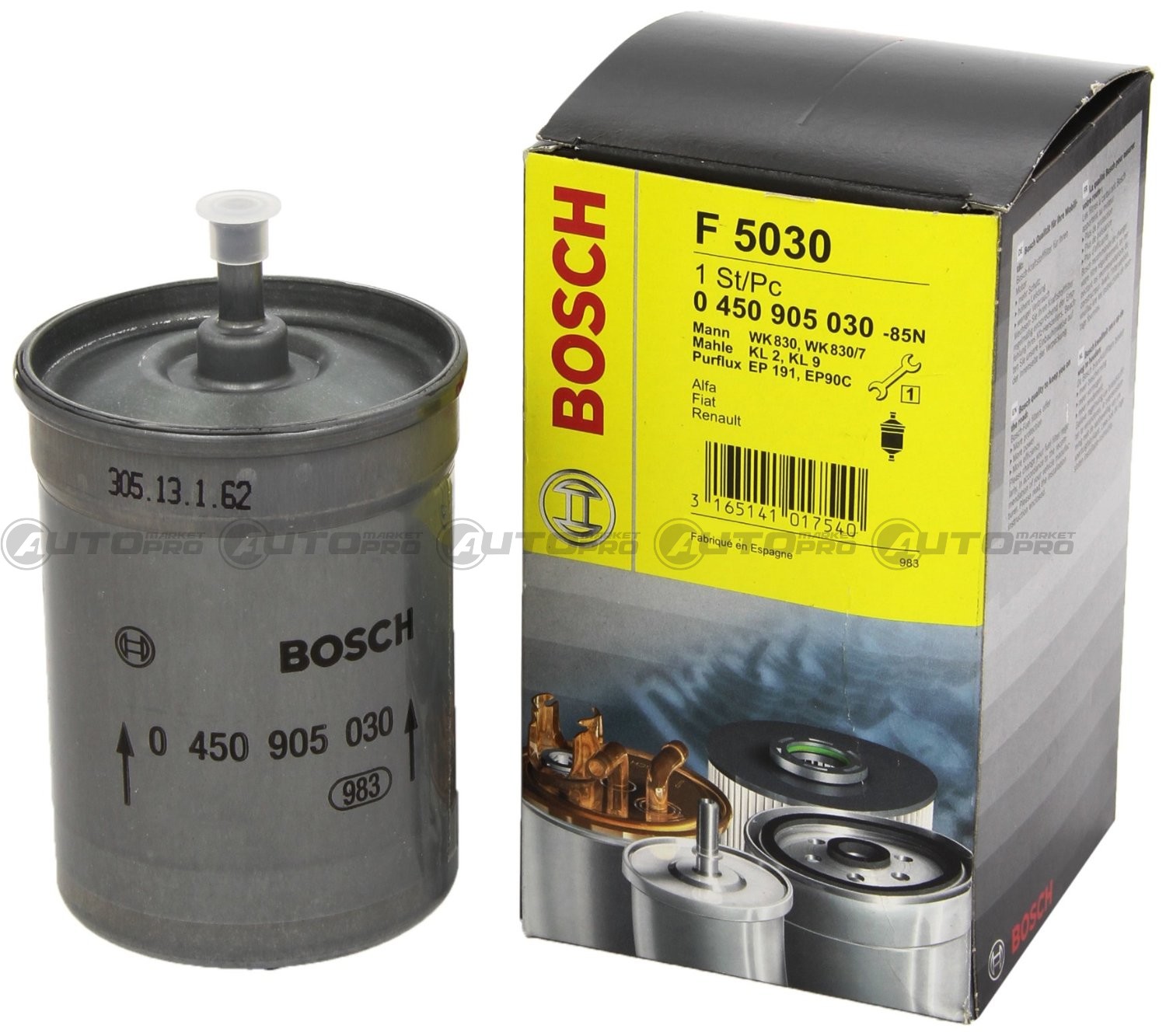 Filtro Carburante BOSCH 0450905030 - 1