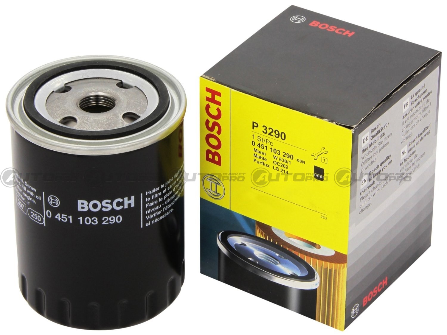 Filtro Olio BOSCH 0451103290 - 1