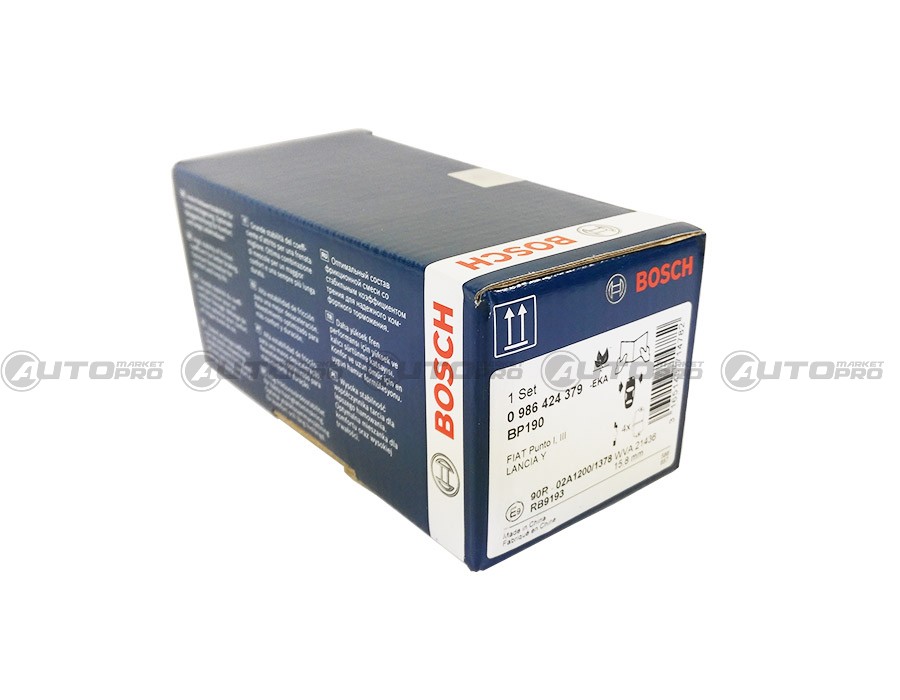 5 SERIE PASTIGLIE FRENO BOSCH 0986424379 - 1