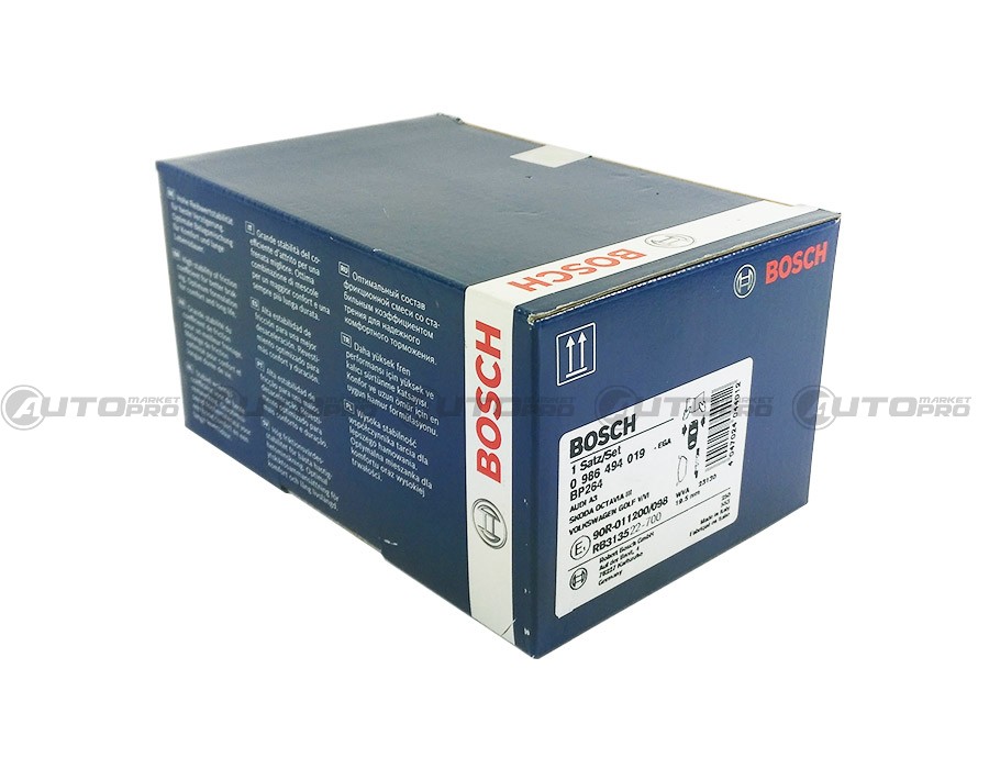 5 SERIE PASTIGLIE FRENO BOSCH 0986494019 - 1
