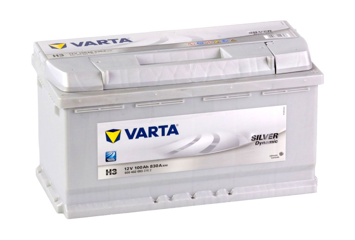 6004020833162 VARTA SILVER dynamic H3 H3 Batterie 12V 100Ah 830A B13 L5  Batterie au plomb H3, 600402083 ❱❱❱ prix et expérience