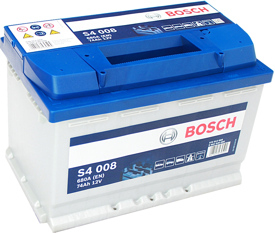Batteria Ausiliaria BOSCH 0092S40080 74 Ah 680A - 1