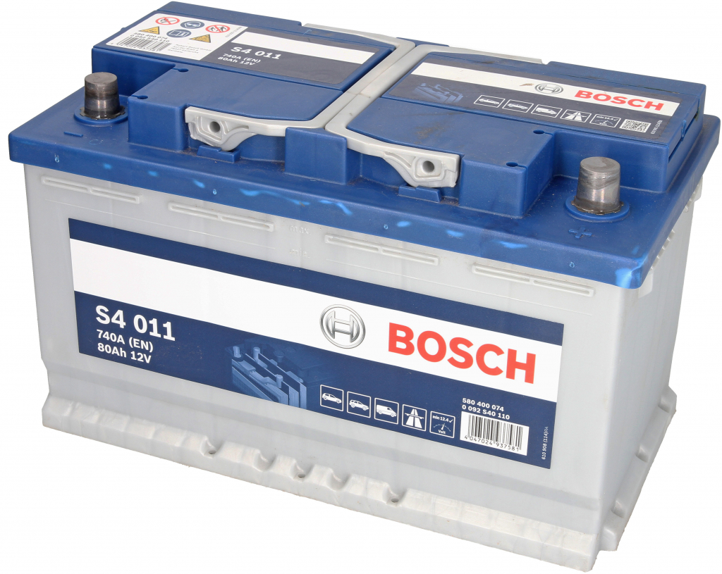 Batteria Ausiliaria BOSCH 0092S40110 80 Ah 740A - 1