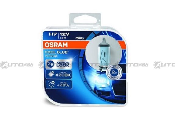 COPPIA LAMPADINE FANALE OSRAM H7 12V COOL BLUE OSR64210CBI-HCB - 1