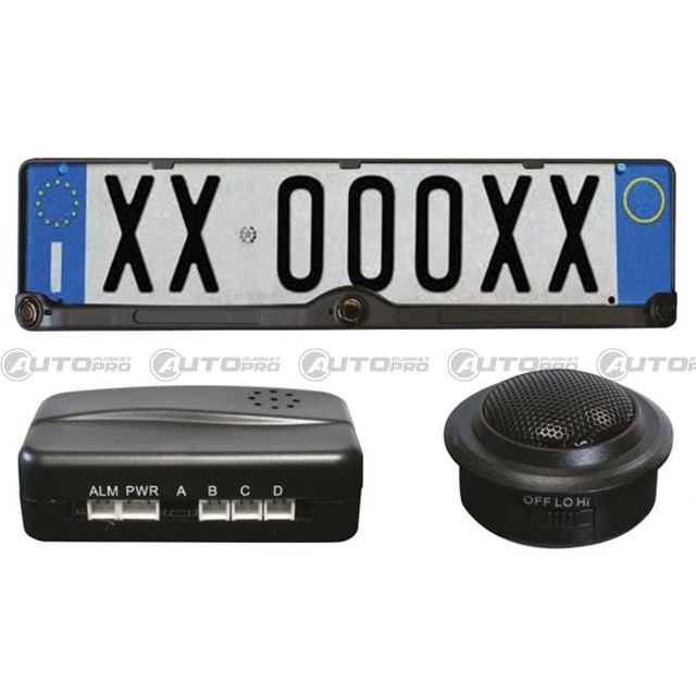 SENSORI DI PARCHEGGIO CON PORTATARGA E ALLARME SONORO STEP1 RP101 - 1