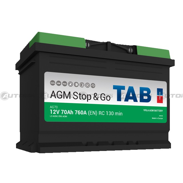 Batterie Start & Stop Tab AGM  Automarket-Pro - Autoricambi Online