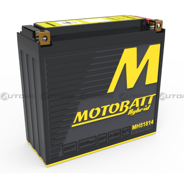 BATTERIA HYBRID MOTO MOTOBATT AGM MH51814 12V 13Ah YT19BL-BSODYSSEY PC680 BMW 51814 - 1