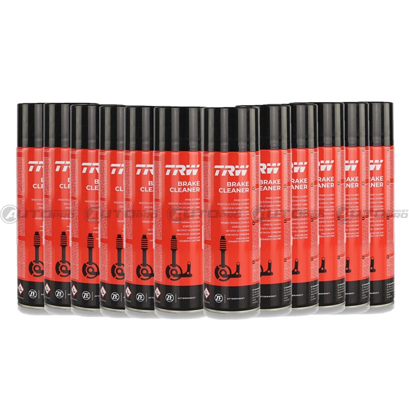 12 PEZZI TRW BRAKE CLEANER - DETERGENTE SPRAY PER FRENI E FRIZIONI