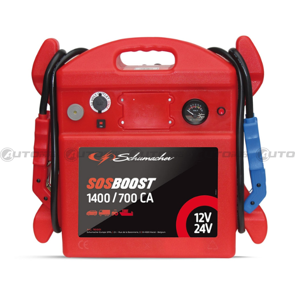 AVVIATORE DI EMERGENZA AGM 761001 SCHUMACHER 12/24V 1400/700CA GAMMA SOSBOOST - 1
