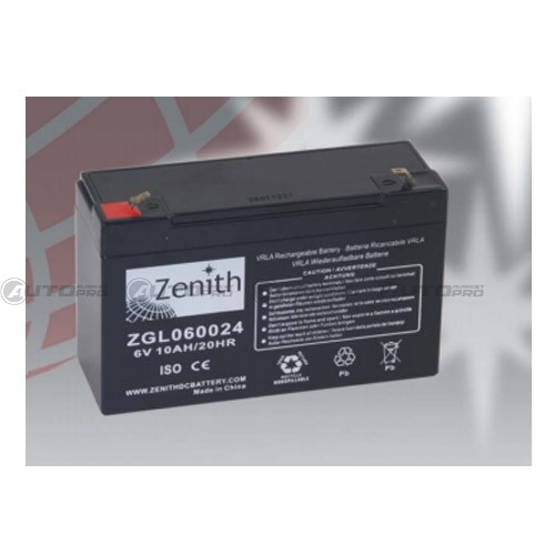 ZENITH ZGL060024 6V 10Ah - 1