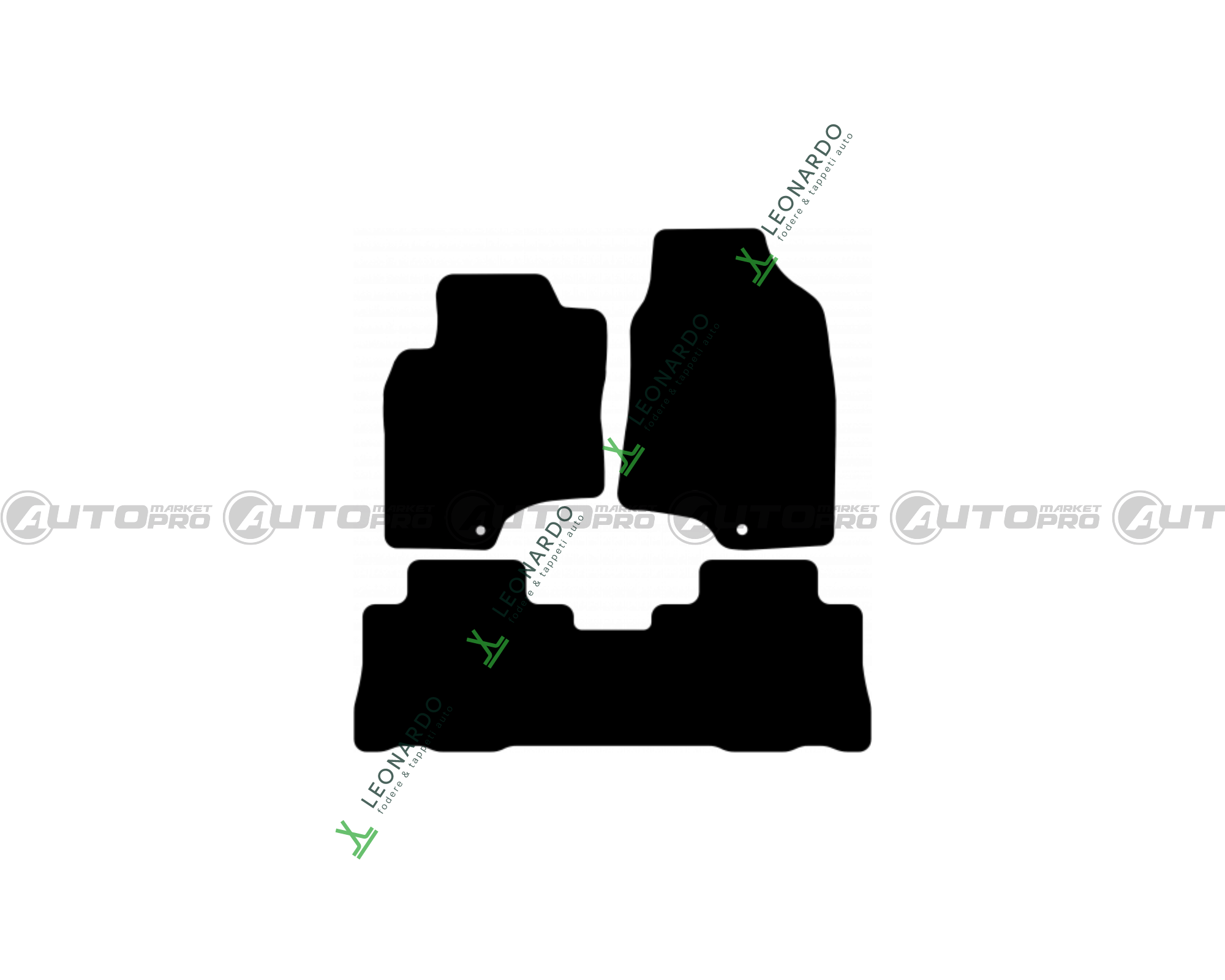 TAPPETO SU MISURA PER CHEVROLET CAPTIVA, OPEL ANTARA 2006- - 1