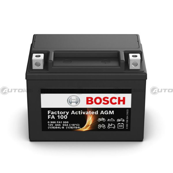 BATTERIA BOSCH FA100 YB4L-B 12V 4AH 55 A 4047026512687 - 1