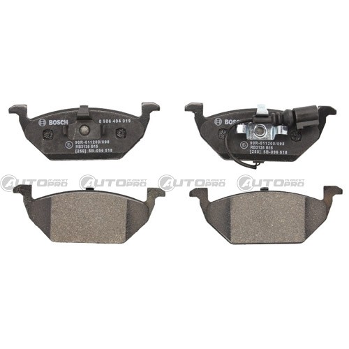 Pastiglie Freno (ANTERIORI) BOSCH 0986494019 - 1
