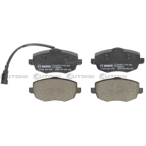 Pastiglie Freno (ANTERIORI) BOSCH 0986494075 - 1