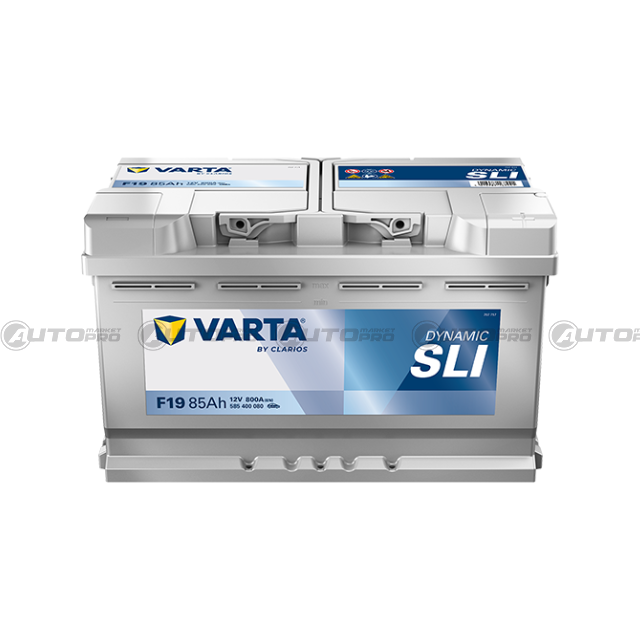 Batteria Avviamento VARTA 585400080 F19 12 V 85 AH AMPERE 800 A EN SILVER - 1
