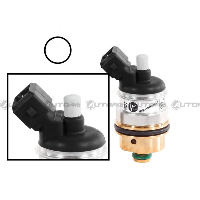 INIETTORE GAS VERCESI 5.0 TAPPO BIANCO INJB003VRCN OEM 238211001 - 1