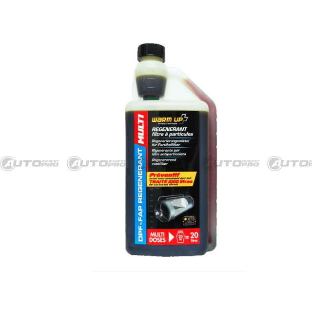 WARM UP WU-DR1000MULTI DPF RIGENERANTE MULTI - ADDITIVO DIESEL PREVENTIVO FAP FILTRO ANTIPARTICOLATO 1L - 1