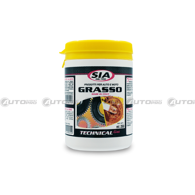 SIA 6012 GRASSO GIALLO PER IMPIEGHI GENERICI BARATTOLO 250 ML - 1