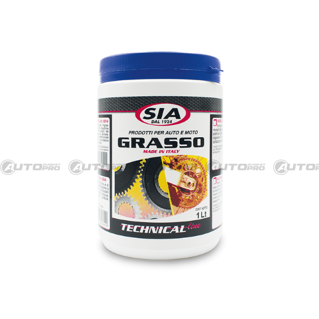 SIA 6064 GRASSO BIANCO MARINO ANTIACQUA BARATTOLO 1 LITRO - 1