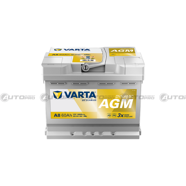 BATTERIA VARTA A8 60Ah 680A Start&Stop - 1