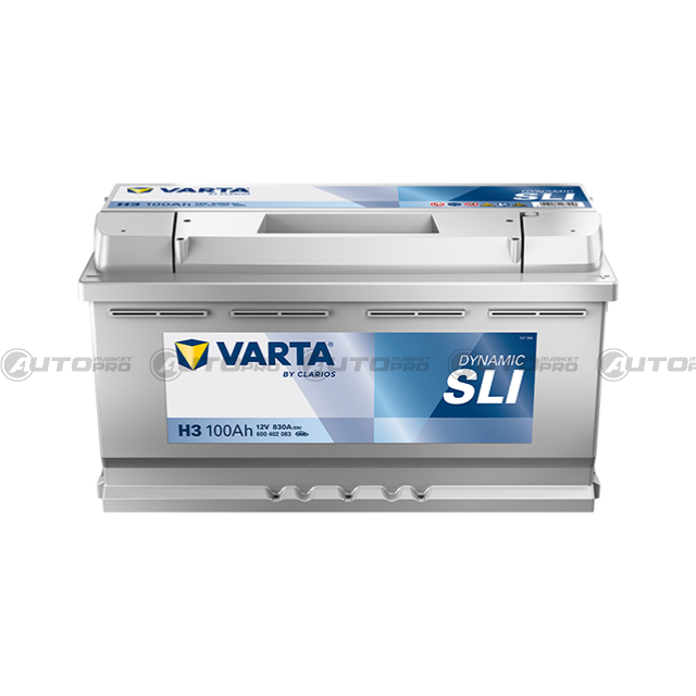 VARTA 600402083 BATTERIA H3 100Ah 830A SILVER DYNAMIC - 1