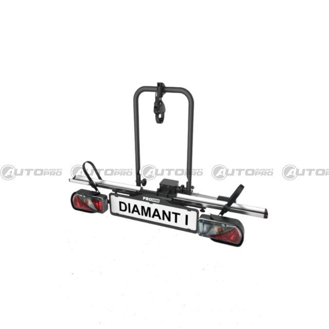 PORTABICI DA GANCIO TRAINO PROUSER DIAMANT I X 1 BICI CARICO 30KG PIEGHEVOLE - 1