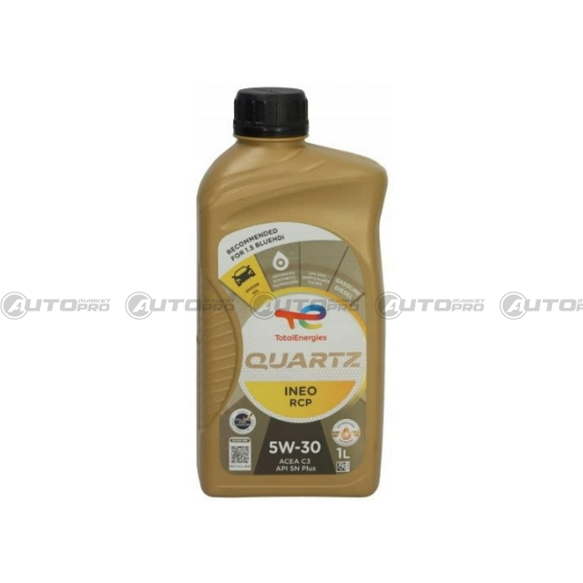 OLIO MOTORE TOTAL QUARTZ 5W30 INEO RCP ACEA C3 1 LITRO - 1