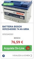 batteria bosh s4 74ah