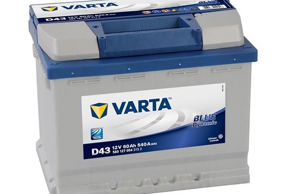 Batteria Avviamento VARTA 560127054 BATTERIA D43 60Ah 540A BLUE DYNAMIC
