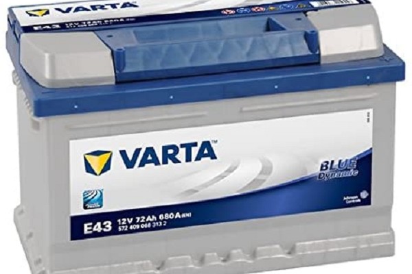 Batteria Avviamento VARTA 572409068 BATTERIA E43 72Ah 680A BLUE DYNAMIC