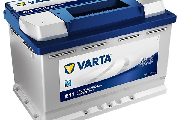 Batteria Avviamento VARTA 574012068 BATTERIA E11 74Ah 680A BLUE DYNAMIC