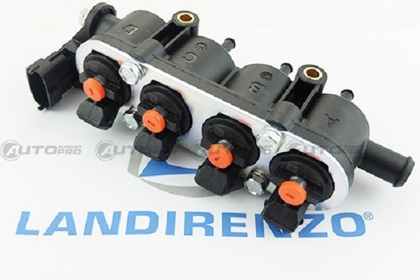 RAIL TAPPO ARANCIO ORIGINALE LANDI RENZO ATTACCO MASCHIO