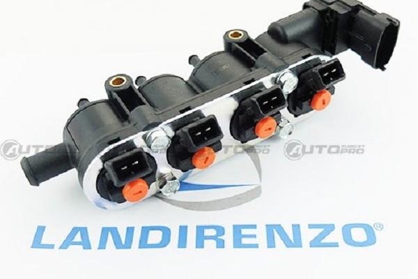 RAIL TAPPO ARANCIO ORIGINALE LANDI RENZO ATTACCO MASCHIO - 2