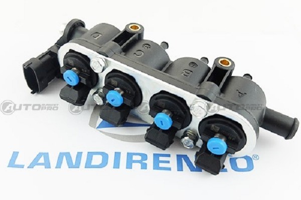 RAIL BLU ORIGINALE 4 INIETTORI IMPIANTO GPL 238363000 ATTACCO MASCHIO