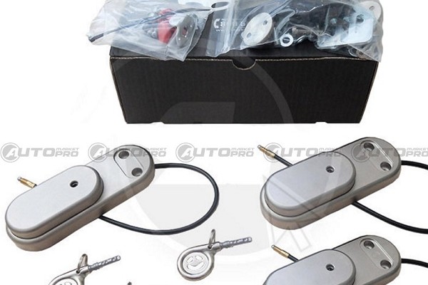 CHIUSURA SICUREZZA GATELOCK VAN GVM1 KIT 3 LUCCHETTI 3 CHIAVI