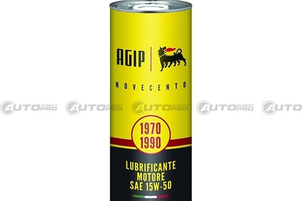 OLIO PER AUTO D´EPOCA DAL 1970 AL 1990 AGIP NOVECENTO 15W-50 MINERALE 1 LITRO