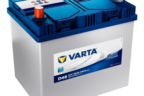 BATTERIA VARTA D48 60Ah 540A BLUE DYNAMIC