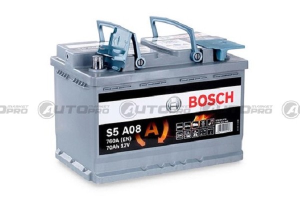 BATTERIA AUTO BOSCH START & STOP AGM
