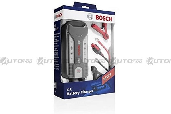 CARICABATTERIA MANTENITORE CARICA BOSCH C3 BATTERY CHARGER 6/12V 018999903M