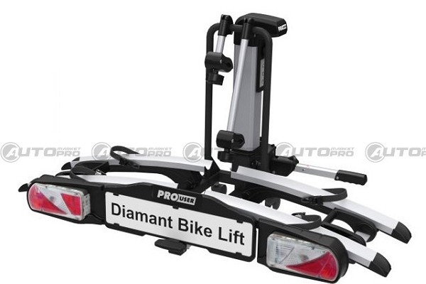 PORTABICI PER GANCIO TRAINO PRO-USER DIAMANT BIKE LIFT