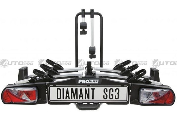 PORTABICI PER GANCIO TRAINO PRO-USER DIAMANT SG3 - 2
