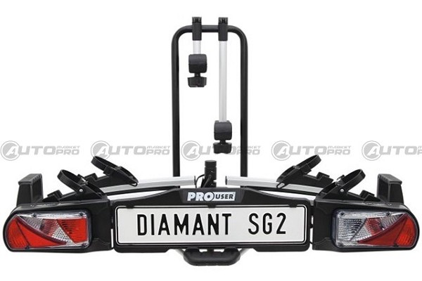 PORTABICI PER GANCIO TRAINO PRO-USER DIAMANT SG2 - 2
