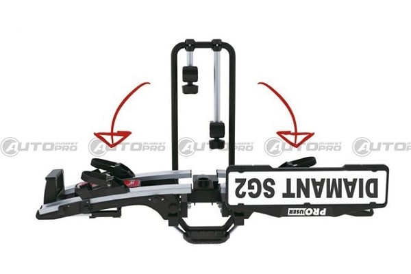 PORTABICI PER GANCIO TRAINO PRO-USER DIAMANT SG2 - 5