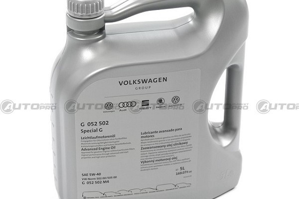 OLIO MOTORE VW VOLKSWAGEN ORIGINALE 5W40 G 5L