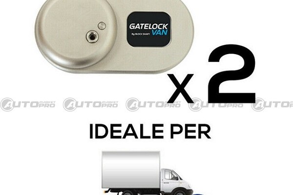 BLOCKSHAFT GVL2 KIT 2 LUCCHETTI ANTIFURTO FISSO SERIE MAXI PER VEICOLI CASSONATI
