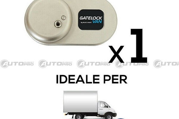BLOCKSHAFT GVL1 KIT LUCCHETTO ANTIFURTO SINGOLO FISSO SERIE MAXI PER CASSONATI