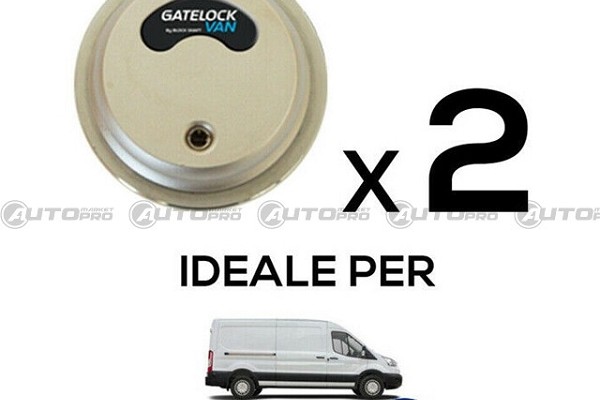 BLOCKSHAFT G5P2 KIT 2 LUCCHETTI ANTIFURTO SERIE P AMOVIBILE PER FURGONI MAXI
