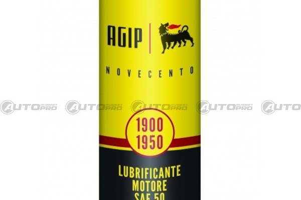 OLIO PER AUTO D´EPOCA DAL 1900 AL 1950 AGIP NOVECENTO SAE50 MINERALE 1 LITRO