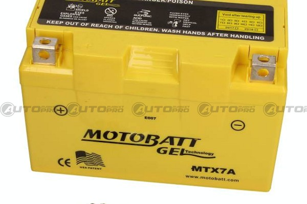 BATTERIA MOTO MOTOBATT AGM MTX7A 12V 11,5Ah 5901619566916